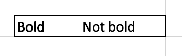 Excel bold shortcut