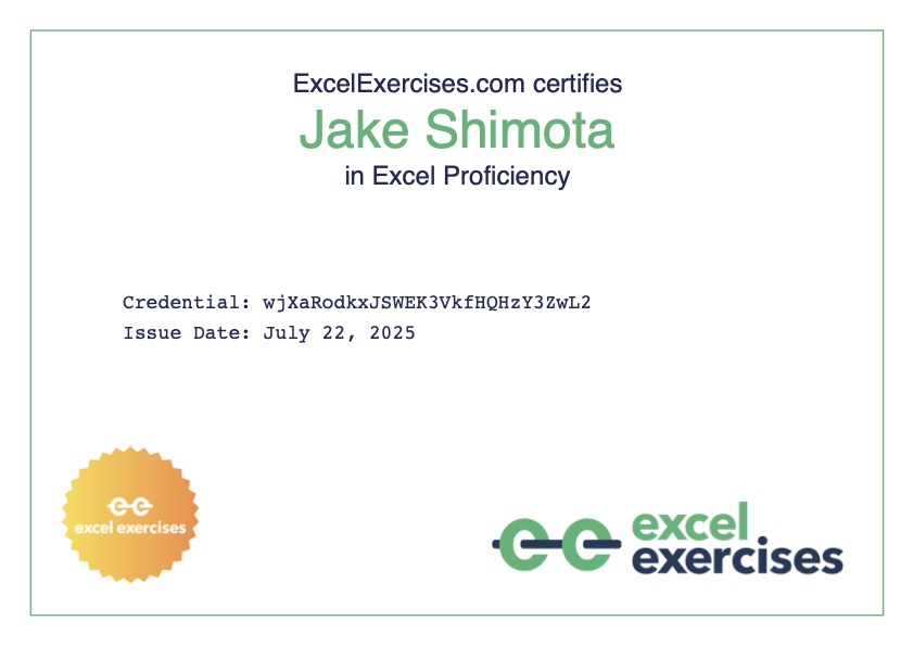 Certificate Example